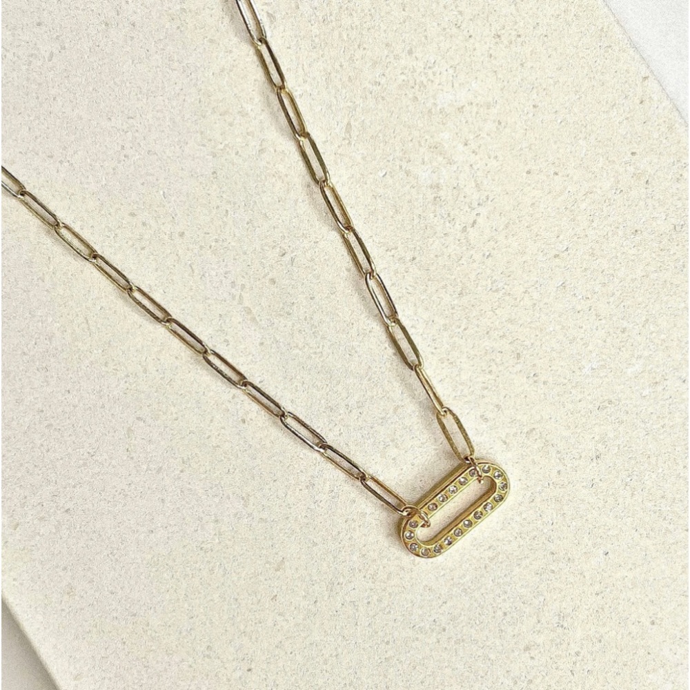 18k gold plated necklace